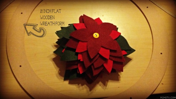 flat wooden wreath form